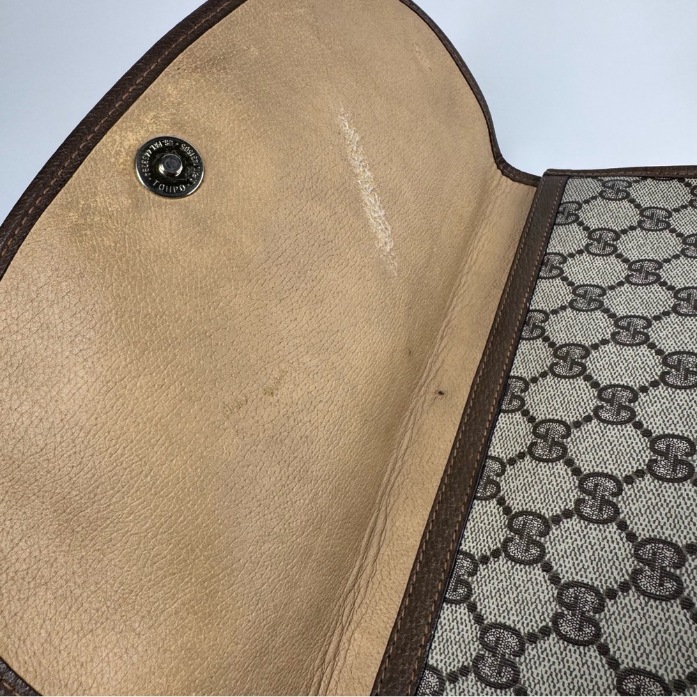 100% Authentic Vintage Gucci Supreme GG Monogram Clutch / Crossbody Bag - Picture 4 of 13